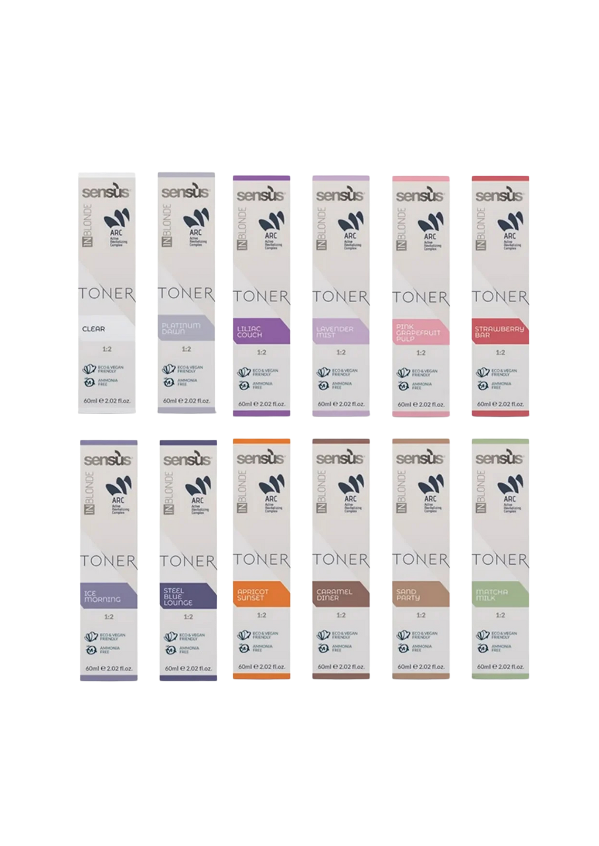 Sensus InBlonde – Toners Pigmentaires Professionnels