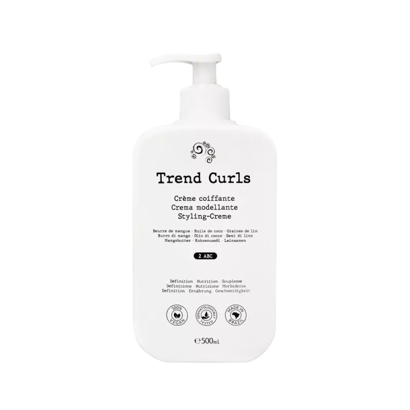 Trend Curls – Crème Coiffante Activateur de Boucles 500 ml